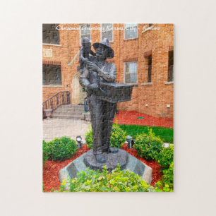 Kansas Organ Grinder. Kerstgroeten Legpuzzel