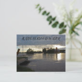 Kansas Overstromend water over een weg na de Kaart (Staand voorkant)