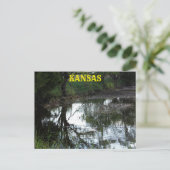 Kansas overstroomt water in een Kaart van de weide (Staand voorkant)