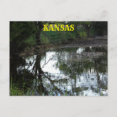 Kansas overstroomt water in een Kaart van de weide (Voorkant)