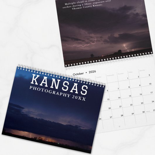 Kansas Photography Landscapes & Storms Calendar Kalender