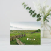Kansas Prairie Briefkaart (Staand voorkant)