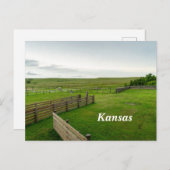 Kansas Prairie Briefkaart (Voorkant / Achterkant)
