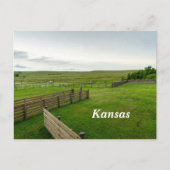 Kansas Prairie Briefkaart (Voorkant)