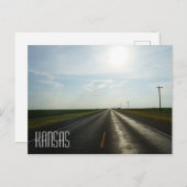 Kansas Prairie Briefkaart (Voorkant / Achterkant)