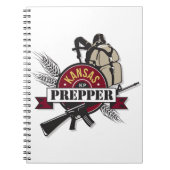 Kansas Prepper Logo Design Notitieboek (Voorkant)