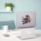 Kansas Prepper op maat gesneden transparante stick Sticker (Laptop op bureau)