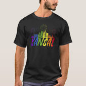 Kansas Pride Skyline Pride Parade Kansas T-shirt (Voorkant)