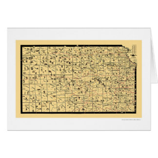 Kansas Railroad Map 1897