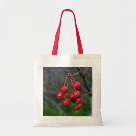 Kansas Red Berries Canvas tas (Voorkant)