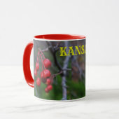 Kansas Red Berries Coffee Mok (Voorkant links)