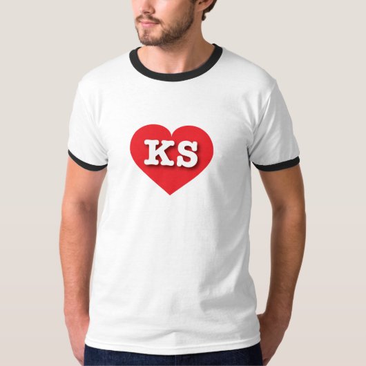 Kansas Red Heart - Big Love T-shirt (Voorkant)