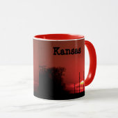 Kansas RED SUNSET Coffee Mok (Voorkant rechts)