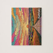 Kansas Reizen Legpuzzel (Verticaal)