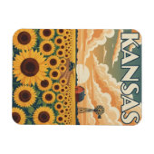 Kansas Reizen Magneet (Horizontaal)