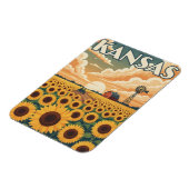 Kansas Reizen Magneet (Linkerzijde)
