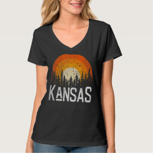 Kansas Retro Style 70s 90s Mannen Vrouwen T-shirt