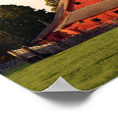 Kansas rode schuur in de herfst poster (Hoek)