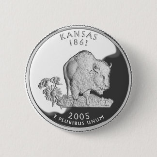 Kansas Ronde Button 5,7 Cm