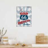 Kansas Route 66  Amerika Poster (Keuken)