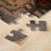 Kansas Route 66 kerstherinneringen Legpuzzel (Zijkant)