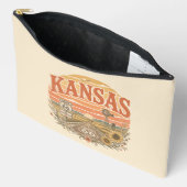 Kansas Route 66 Prairie Road Organizer Etui (Open)