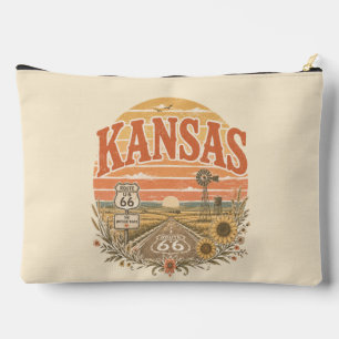Kansas Route 66 Prairie Road Organizer Etui