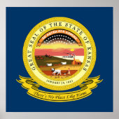 Kansas Seal Poster (Voorkant)