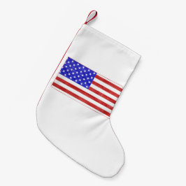 Kansas Shaped American Flag Kleine Kerstsok