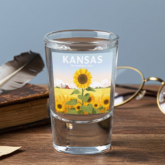 Kansas Shot Glas