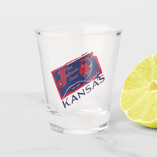 Kansas Shot Glass Glas (Voorkant)