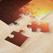 Kansas Silhouette Sunset Mail Box Legpuzzel (Zijkant)