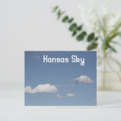 Kansas Sky Briefkaart (Staand voorkant)