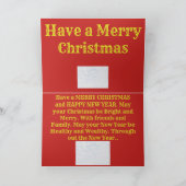 Kansas Snowy Wooden Fence Wenskaart Kaart (Binnen)