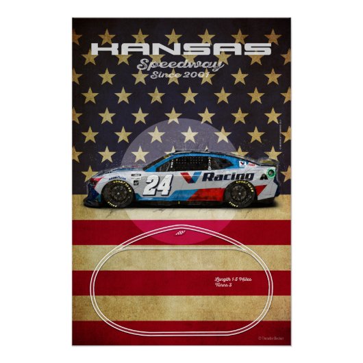 Kansas Speedway Perfect Poster (Voorkant)