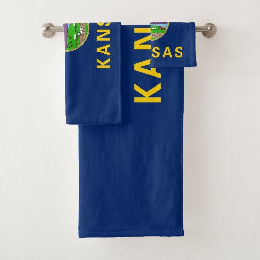 Kansas Staatsvlag Bad Handdoek (Insitu)