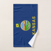 Kansas Staatsvlag Bad Handdoek (Handdoek)