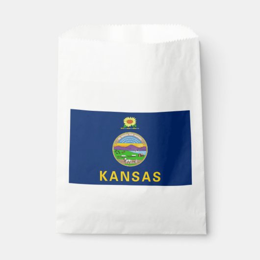 Kansas Staatsvlag Bedankzakje (Voorkant)