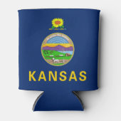 Kansas Staatsvlag Blikjeskoeler (Voorkant)