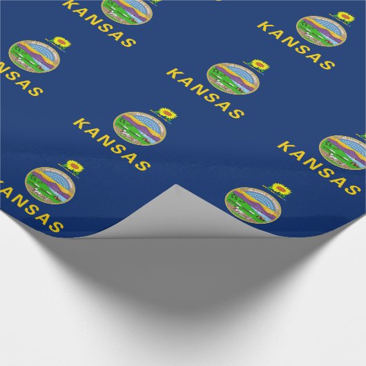 Kansas Staatsvlag Cadeaupapier (Hoek)