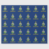 Kansas Staatsvlag Cadeaupapier (Vlak)