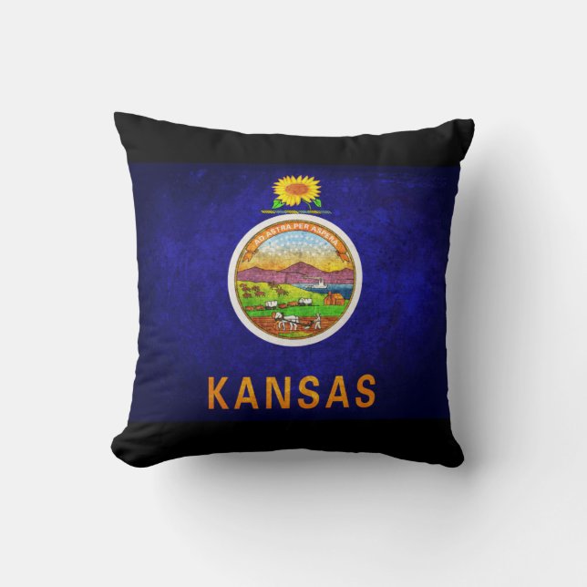 Kansas staatsvlag kussen