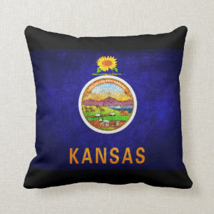 Kansas staatsvlag kussen