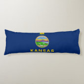 Kansas Staatsvlag Lichaamskussen (Voorkant)