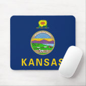Kansas Staatsvlag Muismat (Met muis)