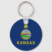 Kansas Staatsvlag Sleutelhanger (Achterkant)