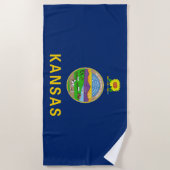 Kansas Staatsvlag Strandlaken (Voorkant)