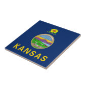 Kansas Staatsvlag Tegeltje (Zijkant)