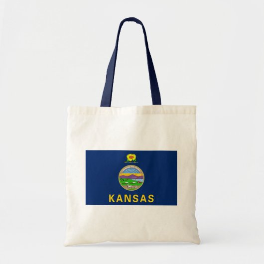 Kansas Staatsvlag Tote Bag (Voorkant)