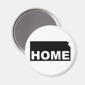 Kansas startpunt weg van State Fridge Magnet (Voorkant / Achterkant)